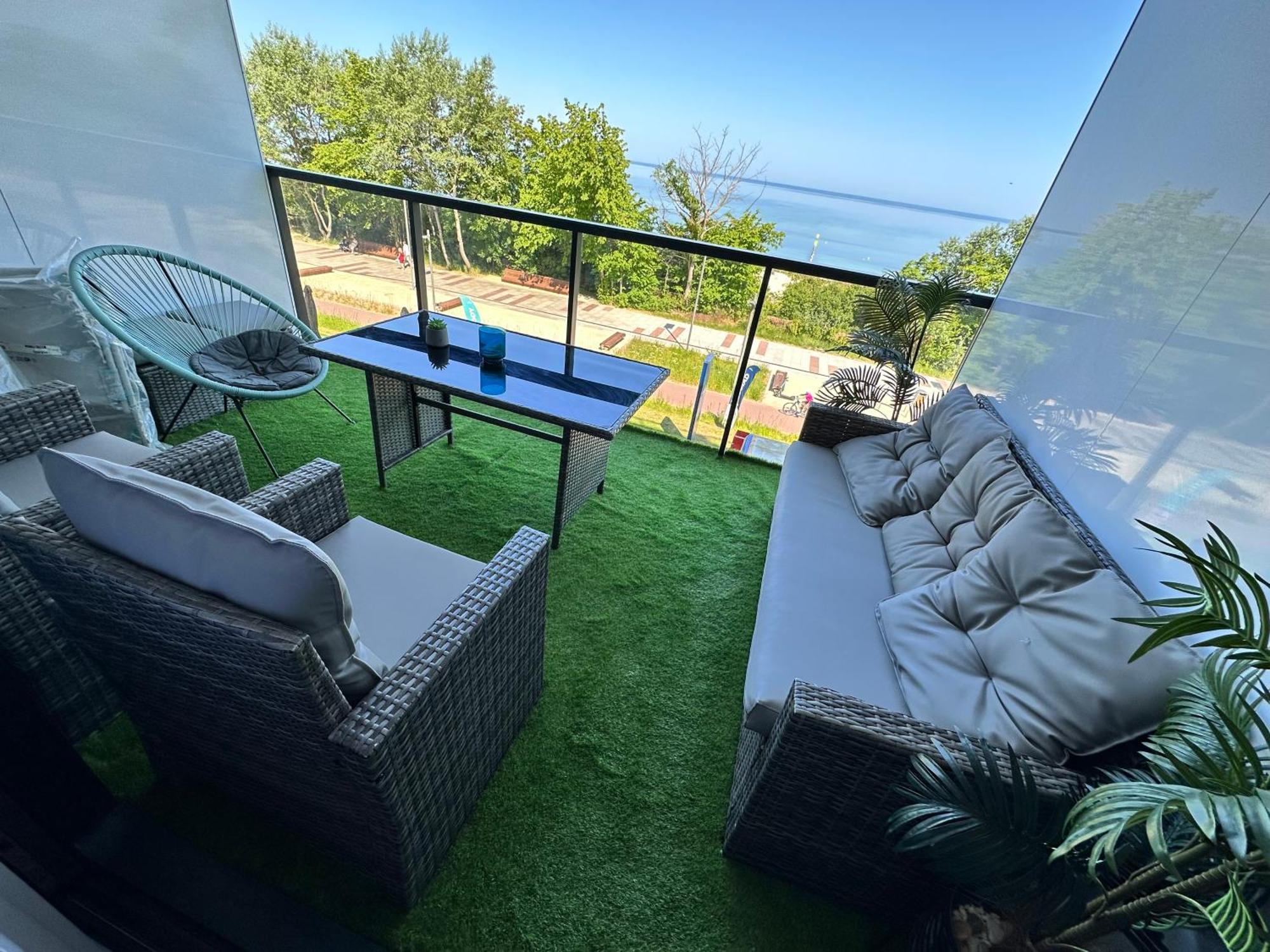 Apartament Z Widokiem Na Morze Seaside 208 Al-Dom Kołobrzeg Kültér fotó